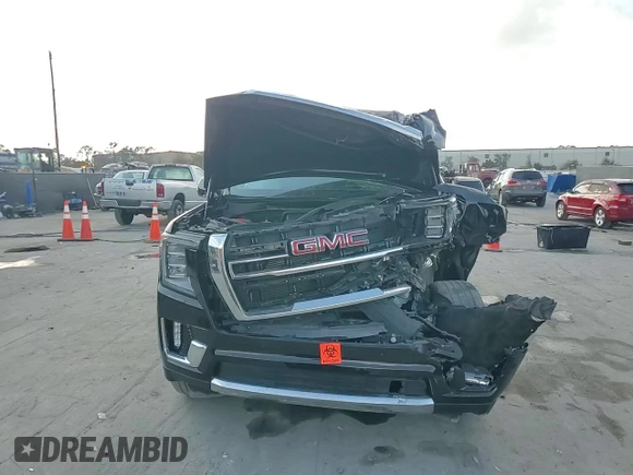2022 GMC Yukon SLT with VIN 1GKS2BKDXNR163096, listed as a Copart auction lot 43572645 with 0 mi miles and Non Repairable. Bid and sale history available at carsss.com. Image 14.