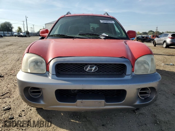 2004 Hyundai Santa Fe with VIN KM8SB12B04U654644, listed as a Copart auction lot 72450374 with 139,839 mi miles and Salvage Title. Bid and sale history available at carsss.com. Image 5.