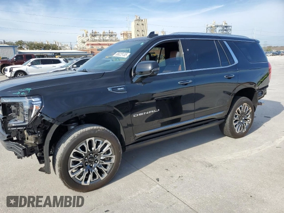 2023 GMC Yukon Denali Ultimate with VIN 1GKS2EKL7PR100968, listed as a Copart auction lot 88025135 with 6,423 mi miles and Salvage Title. Bid and sale history available at carsss.com. Image 1.