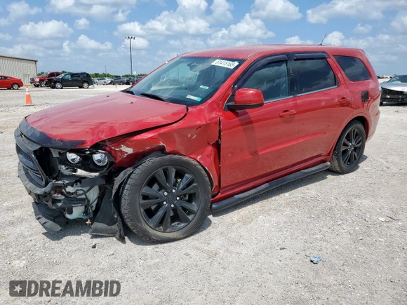 2013 Dodge Durango SXT with VIN 1C4RDHAG8DC694849, listed as a Copart auction lot 61415165 with 92,536 mi miles and Salvage title. Bid and sale history available at DreamBid. Image 1.