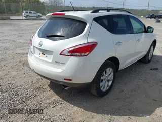 2012 Nissan Murano SV with VIN JN8AZ1MW7CW207425, listed as a IAAI auction lot 42065813 with 139,127 mi miles and . Bid and sale history available at carsss.com. Image 4.