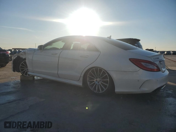 2015 Mercedes-Benz CLS-Class CLS 550 with VIN WDDLJ9BB1FA149717, listed as a Copart auction lot 88475795 with 0 mi miles and Salvage Title. Bid and sale history available at carsss.com. Image 2.