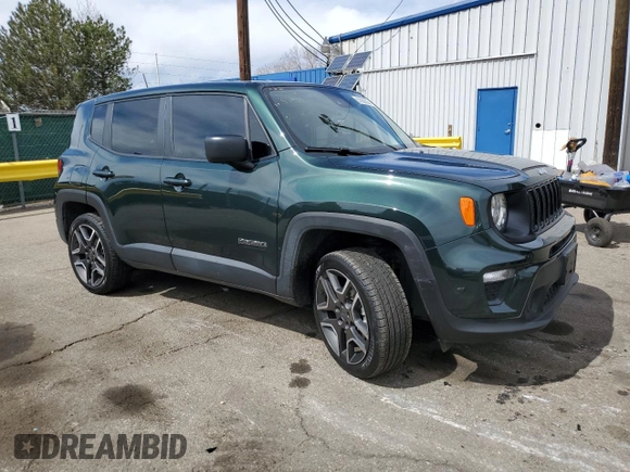 2021 Jeep Renegade Upland Edition with VIN ZACNJDAB1MPM46410, listed as a Copart auction lot 51080655 with 27,954 mi miles and Salvage Title. Bid and sale history available at carsss.com. Image 4.
