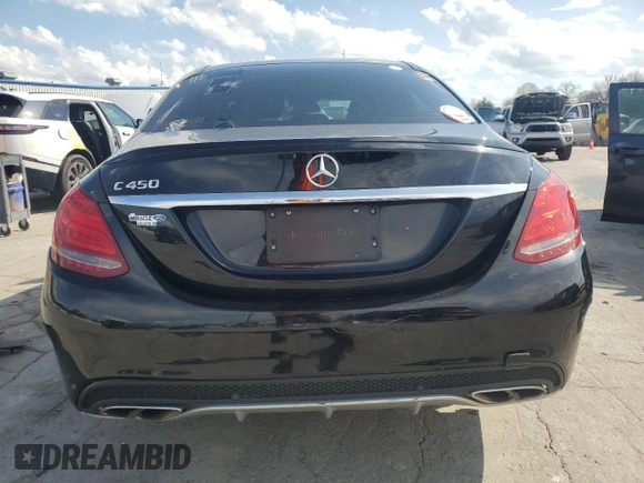 2016 Mercedes-Benz C 450 AMG with VIN 55SWF6EB1GU112905, listed as a Copart auction lot 51750185 with 70,084 mi miles and Clean Title. Bid and sale history available at carsss.com. Image 6.