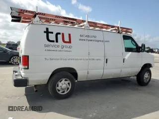 2014 Ford Econoline Cargo Commercial z VIN 1FTNE2EW8EDA11425, wystawiony jako Copart lot #56963185 z przebiegiem Nie podano mil oraz Czysty tytuł • Clean title. Historia ofert i sprzedaży dostępna na DreamBid. Obrazek 3.