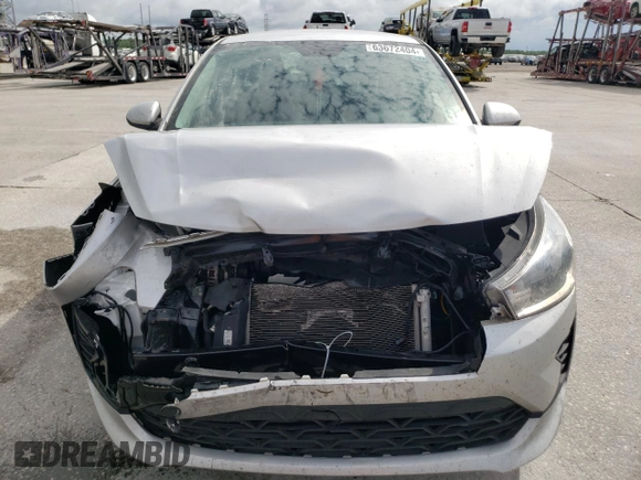 2022 Kia Rio LX with VIN 3KPA24AD2NE506127, listed as a Copart auction lot 63672404 with Not Provided miles and Salvage Title. Bid and sale history available at DreamBid. Image 5.
