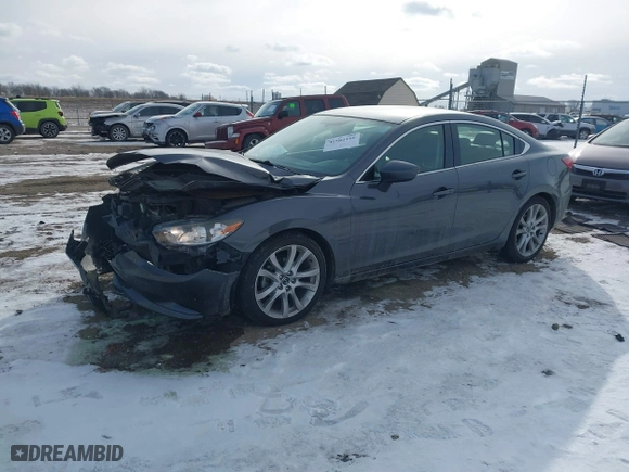 2016 Mazda Mazda6 i Touring with VIN JM1GJ1V50G1482656, listed as a IAAI auction lot 41582156 with 99,756 mi miles. Bid and sale history available at carsss.com. Image 17.