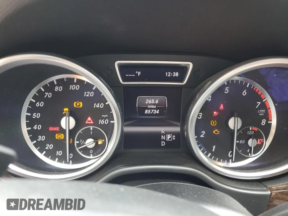 2013 Mercedes-Benz M 350 with VIN 4JGDA5HB2DA265774, listed as a Copart auction lot 62687405 with 85,734 mi miles and Salvage title. Bid and sale history available at DreamBid. Image 9.