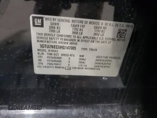 2017 GMC Sierra 1500 SLT z VIN 3GTU2NEC6HG147085, wystawiony jako Copart lot #51821545 z przebiegiem 154 421 mil mil oraz Szkoda całkowita • Salvage title. Historia ofert i sprzedaży dostępna na DreamBid. Obrazek 12.