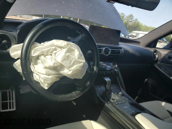 2022 Lexus IS 350 F Sport with VIN JTHGZ1B22N5049718, listed as a Copart auction lot 59851625 with Not provided miles and Salvage title. Bid and sale history available at DreamBid. Image 8.