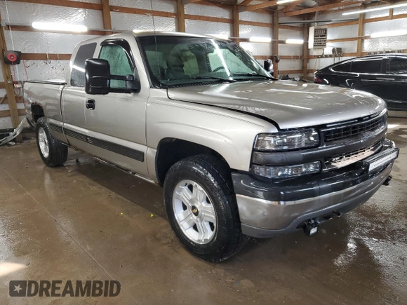 2001 Chevrolet Silverado 1500 LS with VIN 1GCEK19T51E113269, listed as a Copart auction lot 45592115 with Not Provided miles and Salvage Title. Bid and sale history available at DreamBid. Image 4.