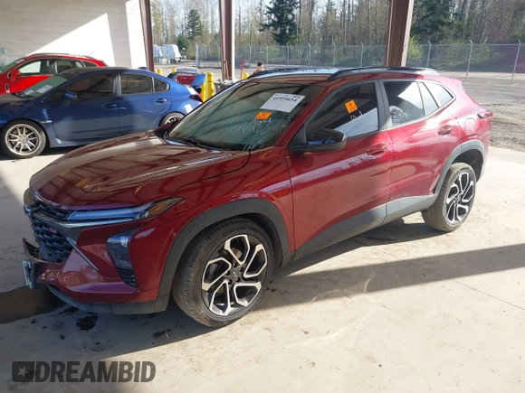 2024 Chevrolet Trax 2RS with VIN KL77LJE20RC231365, listed as a IAAI auction lot 41959654 with Not Provided miles and . Bid and sale history available at DreamBid. Image 16.