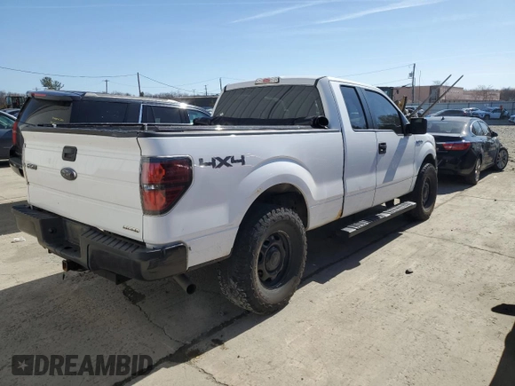 2014 Ford F-150 XL with VIN 1FTEX1EM1EKE25774, listed as a Copart auction lot 49317895 with 220,177 mi miles and Salvage Title. Bid and sale history available at carsss.com. Image 3.