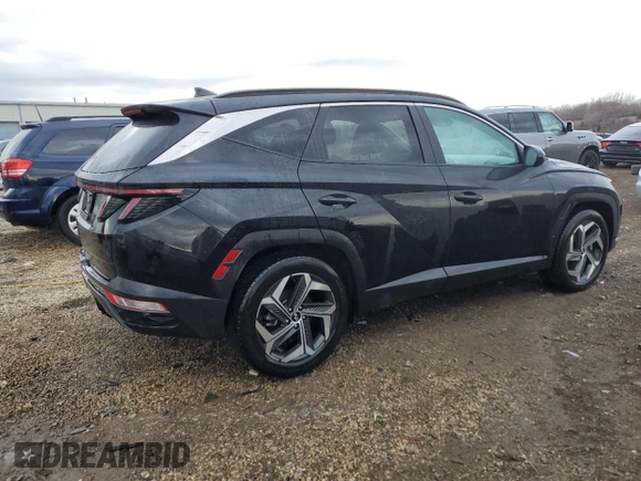 2023 Hyundai Tucson SEL with VIN 5NMJF3AE4PH183217, listed as a Copart auction lot 50229595 with 33,141 mi miles and Salvage Title. Bid and sale history available at carsss.com. Image 3.