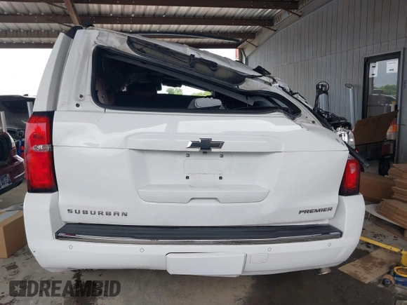 2019 Chevrolet Suburban Premier with VIN 1GNSKJKJ2KR354283, listed as a IAAI auction lot 39548082 with Not Provided miles and . Bid and sale history available at DreamBid. Image 16.