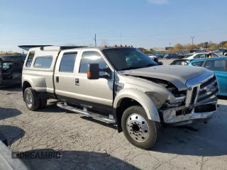 2008 Ford Super Duty F-450 DRW XL with VIN 1FTXW42R28EA52857, listed as a Copart auction lot 78254134 with 122,038 mi miles and Salvage Title. Bid and sale history available at carsss.com. Image 4.