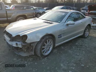 2004 Mercedes-Benz SL 500 z VIN WDBSK75F94F078884, wystawiony jako Copart lot #85495054 z przebiegiem Nie podano mil oraz Szkoda całkowita • Salvage title. Historia ofert i sprzedaży dostępna na DreamBid. Obrazek 1.