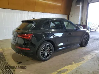 2021 Audi SQ5 Premium Plus with VIN WA1B4AFY2M2006256, listed as a Copart auction lot 70408134 with 34,866 mi miles and Salvage Title. Bid and sale history available at DreamBid. Image 3.