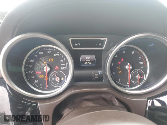 2017 Mercedes-Benz GLS with VIN 4JGDF6EE5HA974503, listed as a Copart auction lot 57992593 with 85,736 mi miles. Bid and sale history available at carsss.com. Image 9.