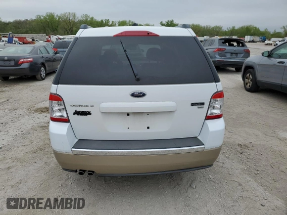 2008 Ford Taurus X Eddie Bauer с VIN 1FMDK08W18GA36394, выставлен на аукционе Copart как лот 50842444 с пробегом 84 798 миль миль и Списание • Salvage title. История ставок и продаж доступна на DreamBid. Изображение 6.