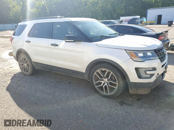 2017 Ford Explorer Sport z VIN 1FM5K8GT8HGD02987, wystawiony jako Copart lot #55646925 z przebiegiem 72 980 mil mil oraz Szkoda całkowita • Salvage title. Historia ofert i sprzedaży dostępna na DreamBid. Obrazek 4.