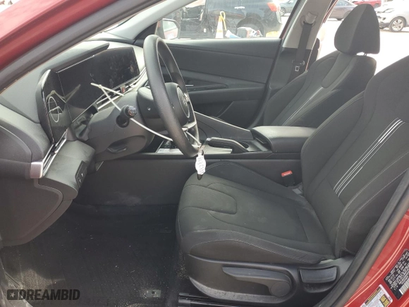 2024 Hyundai Elantra SEL with VIN KMHLM4DG5RU664523, listed as a Copart auction lot 47732405 with 82,642 mi miles and Salvage Title. Bid and sale history available at carsss.com. Image 7.