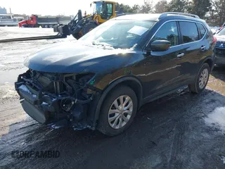 2017 Nissan Rogue SV with VIN KNMAT2MVXHP518360, listed as a IAAI auction lot 41618016 with 140,684 mi miles and . Bid and sale history available at carsss.com. Image 2.
