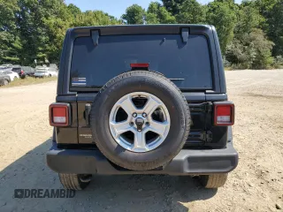 2022 Jeep Wrangler Unlimited Sport with VIN 1C4HJXDG5NW155504, listed as a Copart auction lot 70189964 with 44,101 mi miles and Salvage Title. Bid and sale history available at DreamBid. Image 6.