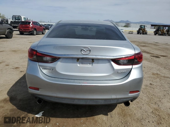 2017 Mazda 6 Sport with VIN JM1GL1U52H1155494, listed as a Copart auction lot 51305255 with 106,280 mi miles and Salvage Title. Bid and sale history available at carsss.com. Image 6.