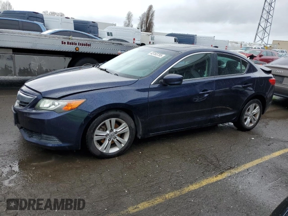 2013 Acura ILX with VIN 19VDE1F35DE001631, listed as a Copart auction lot 45153755 with 158,528 mi miles and Salvage Title. Bid and sale history available at carsss.com. Image 1.