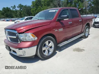 2014 Ram 1500 Big Horn with VIN 1C6RR6LT4ES122210, listed as a Copart auction lot 52603235 with 41,577 mi miles and Salvage title. Bid and sale history available at DreamBid. Image 1.