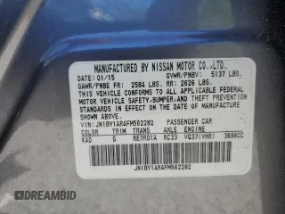 2015 Infiniti Q70 z VIN JN1BY1AR4FM562282, wystawiony jako Copart lot #48322155 z przebiegiem 98 645 mil mil oraz Szkoda całkowita • Salvage title. Historia ofert i sprzedaży dostępna na DreamBid. Obrazek 12.