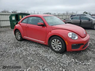 2019 Volkswagen Beetle S with VIN 3VWFD7AT8KM716447, listed as a Copart auction lot 86291524 with 105,893 mi miles and Salvage Title. Bid and sale history available at carsss.com. Image 4.