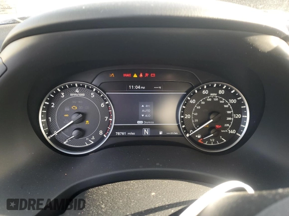 2021 Nissan Armada SV with VIN JN8AY2AD0M9660541, listed as a Copart auction lot 48254955 with 78,761 mi miles and Salvage Title. Bid and sale history available at carsss.com. Image 9.