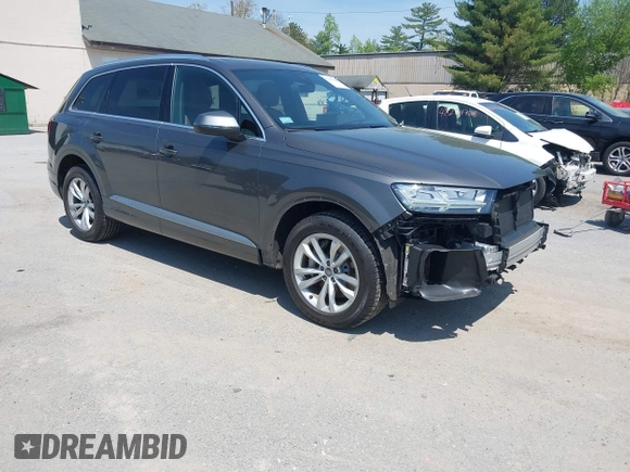 2018 Audi Q7 Premium Plus with VIN WA1LAAF70JD033878, listed as a IAAI auction lot 42203820 with 95,095 mi miles and . Bid and sale history available at DreamBid. Image 1.