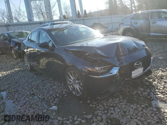2020 Mazda 3 Premium with VIN 3MZBPBEM9LM123211, listed as a Copart auction lot 84889644 with 46,312 mi miles and Salvage Title. Bid and sale history available at DreamBid. Image 4.