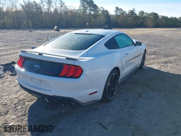 2019 Ford Mustang GT with VIN 1FA6P8CFXK5203249, listed as a IAAI auction lot 41863569 with 86,716 mi miles. Bid and sale history available at carsss.com. Image 4.