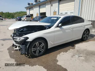 2021 BMW 5 Series 530i xDrive with VIN WBA13BJ04MWX11514, listed as a Copart auction lot 54208715 with Not Provided miles and Clean Title. Bid and sale history available at carsss.com. Image 1.