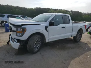2023 Ford F-150 XL with VIN 1FTEX1EP8PKF69707, listed as a Copart auction lot 53138065 with 18,816 mi miles and Salvage title. Bid and sale history available at DreamBid. Image 1.