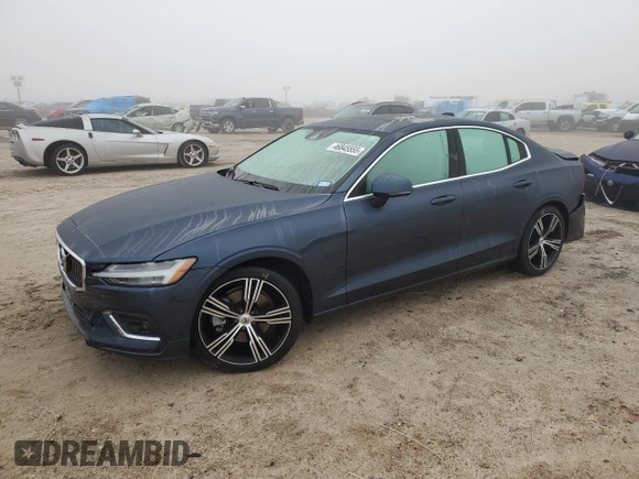 2022 Volvo S60 Plus Dark Theme with VIN 7JRL12TL4NG175850, listed as a Copart auction lot 46845555 with 36,625 mi miles and Salvage Title. Bid and sale history available at carsss.com. Image 1.
