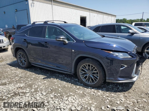 2019 Lexus RX 450h with VIN 2T2BGMCA9KC042350, listed as a Copart auction lot 61851905 with 66,497 mi miles and Salvage title. Bid and sale history available at DreamBid. Image 4.