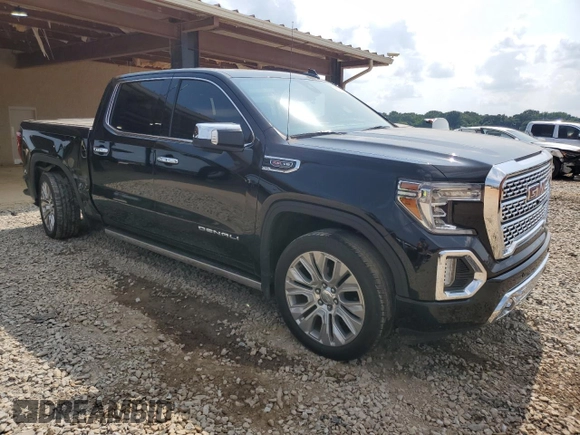 2020 GMC Sierra 1500 Denali with VIN 1GTU9FEL1LZ160062, listed as a Copart auction lot 59551395 with 106,223 mi miles and Salvage title. Bid and sale history available at DreamBid. Image 4.