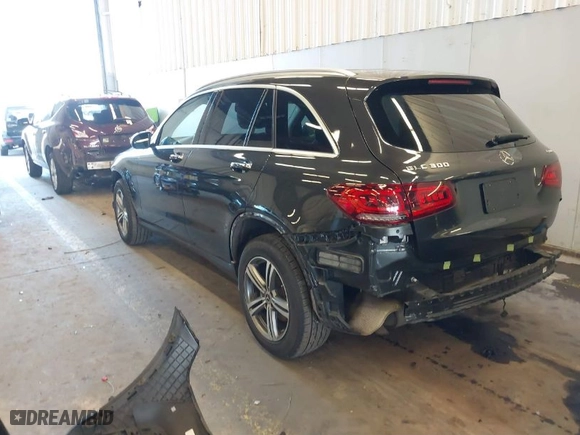 2020 Mercedes-Benz GLC with VIN W1N0G8EB3LF852292, listed as a IAAI auction lot 41712907 with 56,262 mi miles. Bid and sale history available at carsss.com. Image 3.