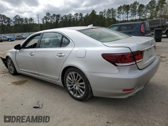 2016 Lexus LS 460 L with VIN JTHGL5EF9G5056725, listed as a Copart auction lot 49568625 with 87,226 mi miles and Salvage title. Bid and sale history available at DreamBid. Image 2.
