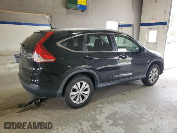 2012 Honda CR-V EX-L with VIN 5J6RM4H74CL003551, listed as a Copart auction lot 51602295 with 84,730 mi miles and Salvage Title. Bid and sale history available at carsss.com. Image 3.
