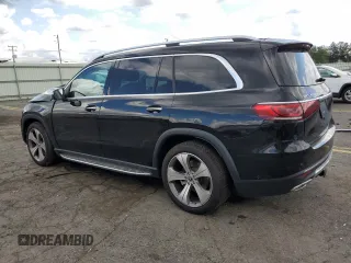 2022 Mercedes-Benz GLS 450 with VIN 4JGFF5KE5NA716162, listed as a Copart auction lot 67067154 with 64,142 mi miles and Salvage Title. Bid and sale history available at DreamBid. Image 2.