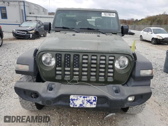 2021 Jeep Wrangler Sport with VIN 1C4GJXAN7MW535201, listed as a Copart auction lot 78378014 with 64,384 mi miles and Salvage Title. Bid and sale history available at DreamBid. Image 5.