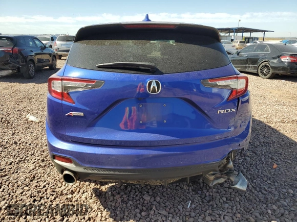 2022 Acura RDX w/A-Spec Package with VIN 5J8TC1H63NL000536, listed as a Copart auction lot 56162824 with 45,277 mi miles and Salvage Title. Bid and sale history available at carsss.com. Image 6.