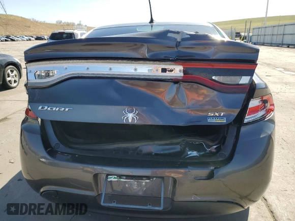 2016 Dodge Dart SXT with VIN 1C3CDFBA4GD584484, listed as a Copart auction lot 52918235 with 93,490 mi miles and Salvage Title. Bid and sale history available at carsss.com. Image 6.