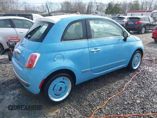 2015 FIAT 500 Lounge with VIN 3C3CFFCR2FT528180, listed as a IAAI auction lot 41674870 with 29,454 mi miles and . Bid and sale history available at DreamBid. Image 4.
